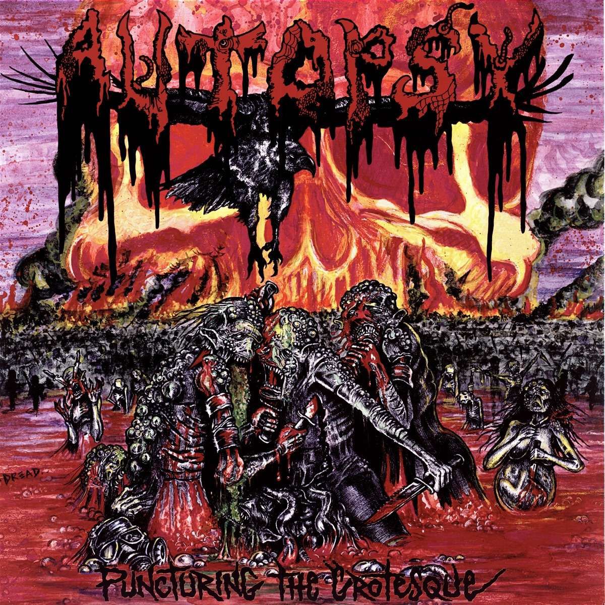 Autopsy Puncturing the grotesque CD multicolor von Autopsy