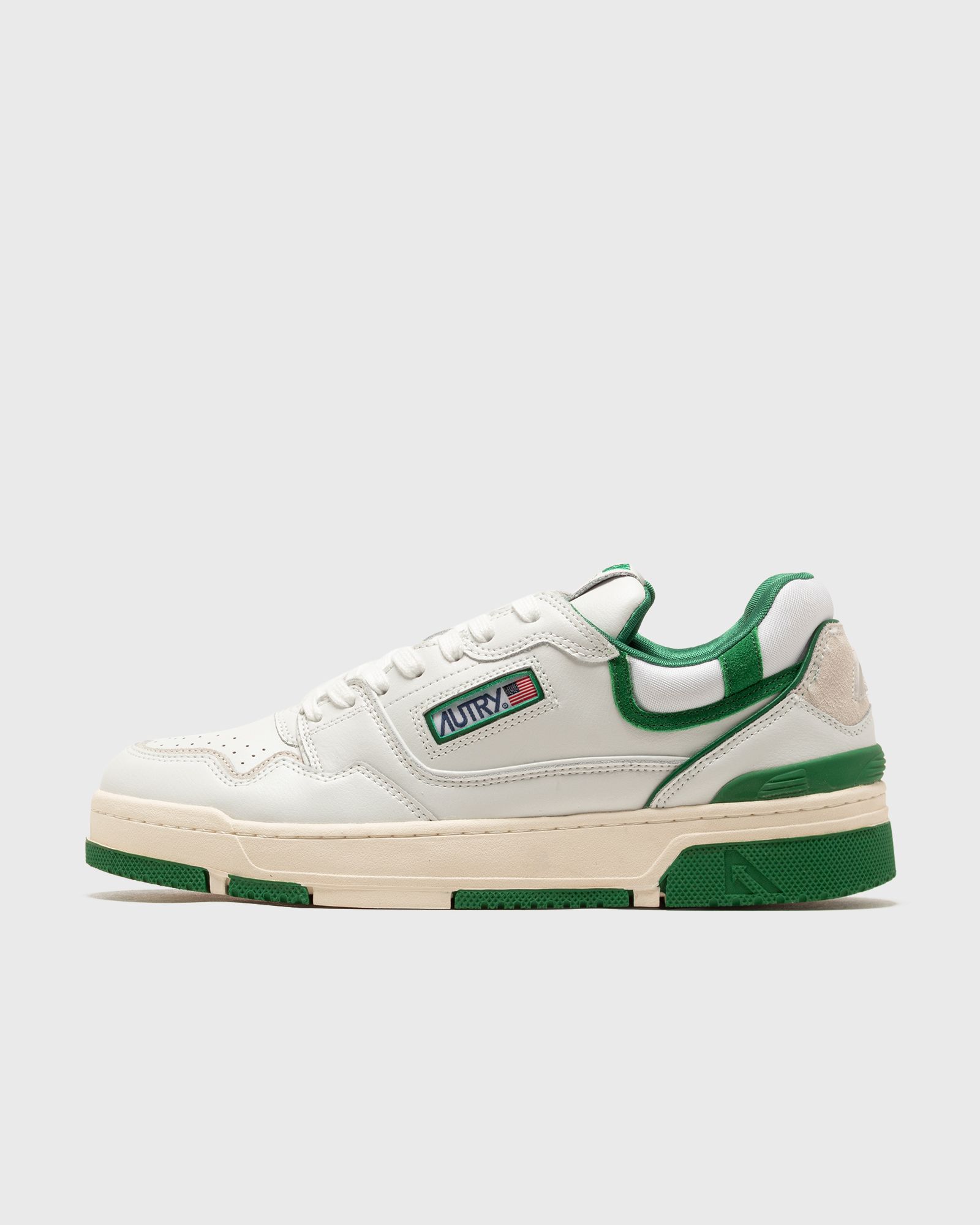 Autry Action Shoes CLC LOW men Lowtop green|white in Größe:42 von Autry Action Shoes