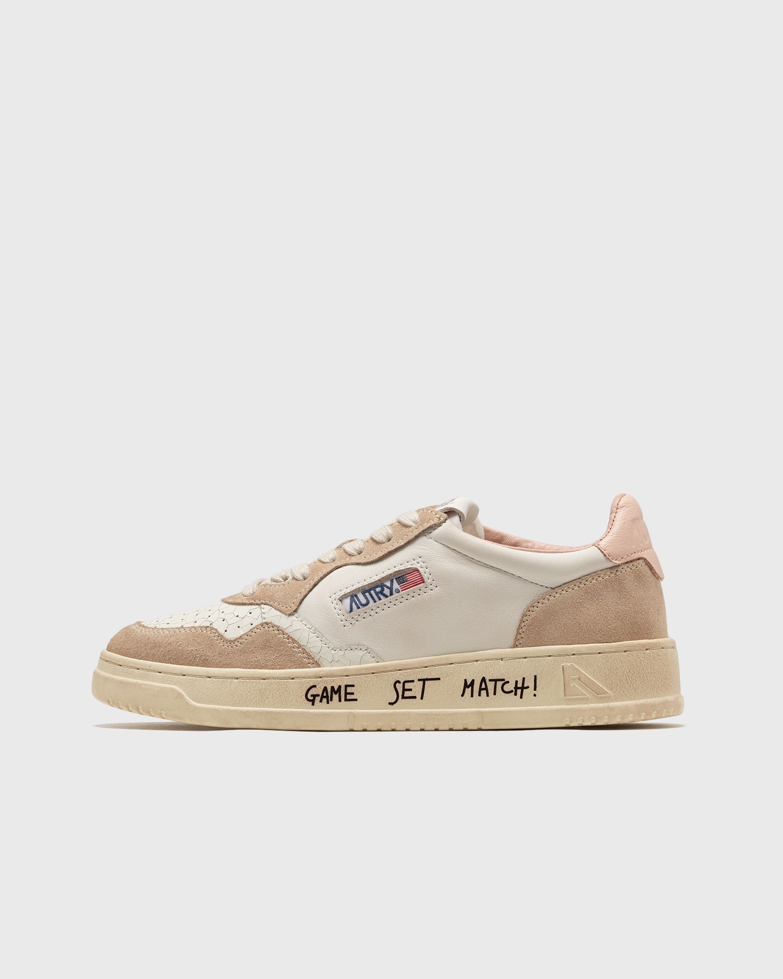 Autry Action Shoes WMNS MEDALIST LOW women Lowtop brown|beige in Größe:41 von Autry Action Shoes