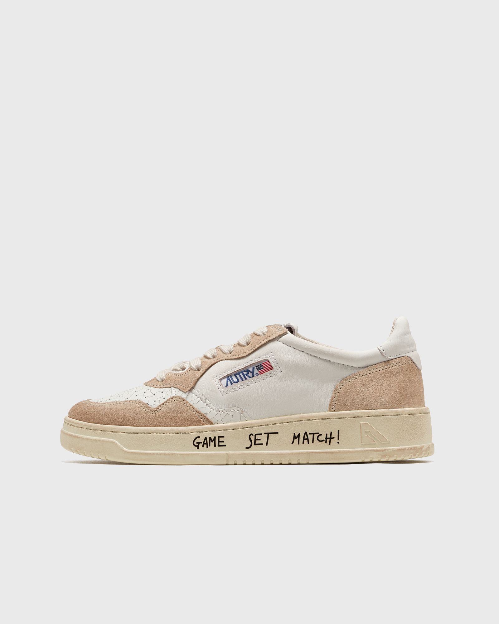 Autry Action Shoes WMNS MEDALIST LOW women Lowtop white|beige in Größe:41 von Autry Action Shoes