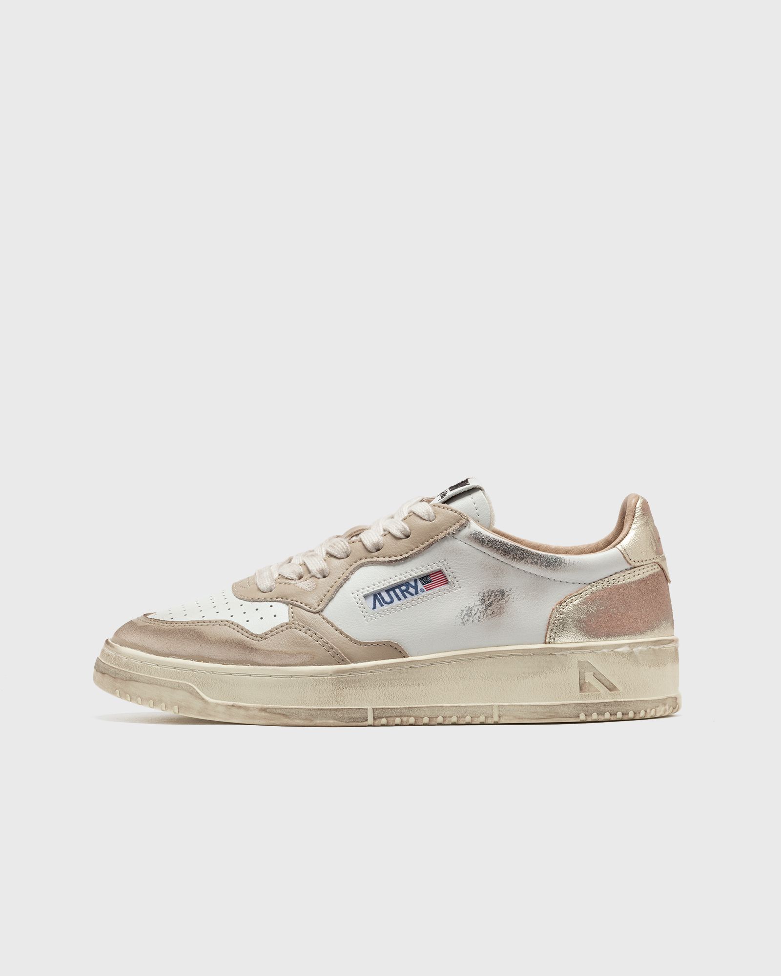 Autry Action Shoes WMNS SUP VINT LOW women Lowtop white|beige in Größe:38 von Autry Action Shoes