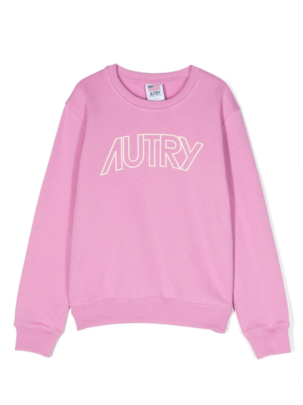 Autry Kids Sweatshirt mit Logo-Print - Rosa von Autry Kids