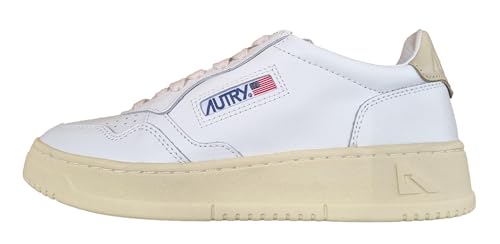 AUTRY Damen-Sneakers aus weißem und natürlichem Leder LL87 medelist, Weiß Und Natürlich, 39 EU AUTRY Damen-Sneakers aus weißem und natürlichem Leder LL87 medelist, Weiß Und Natürlich, 39 EU von Autry