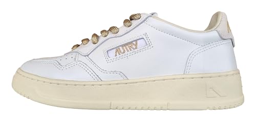 AUTRY Medealist Damen Sneakers aus Leder AULW SW01 Weiß und Gold, Weiß und Gold., 40 EU AUTRY Medealist Damen Sneakers aus Leder AULW SW01 Weiß und Gold, Weiß und Gold., 40 EU von Autry