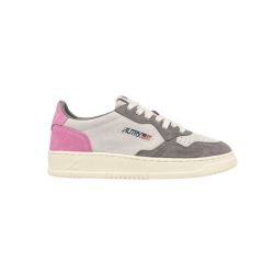Autry Damen Tricolor Wildleder Sneakers In Barbie Und Lavagna von Autry