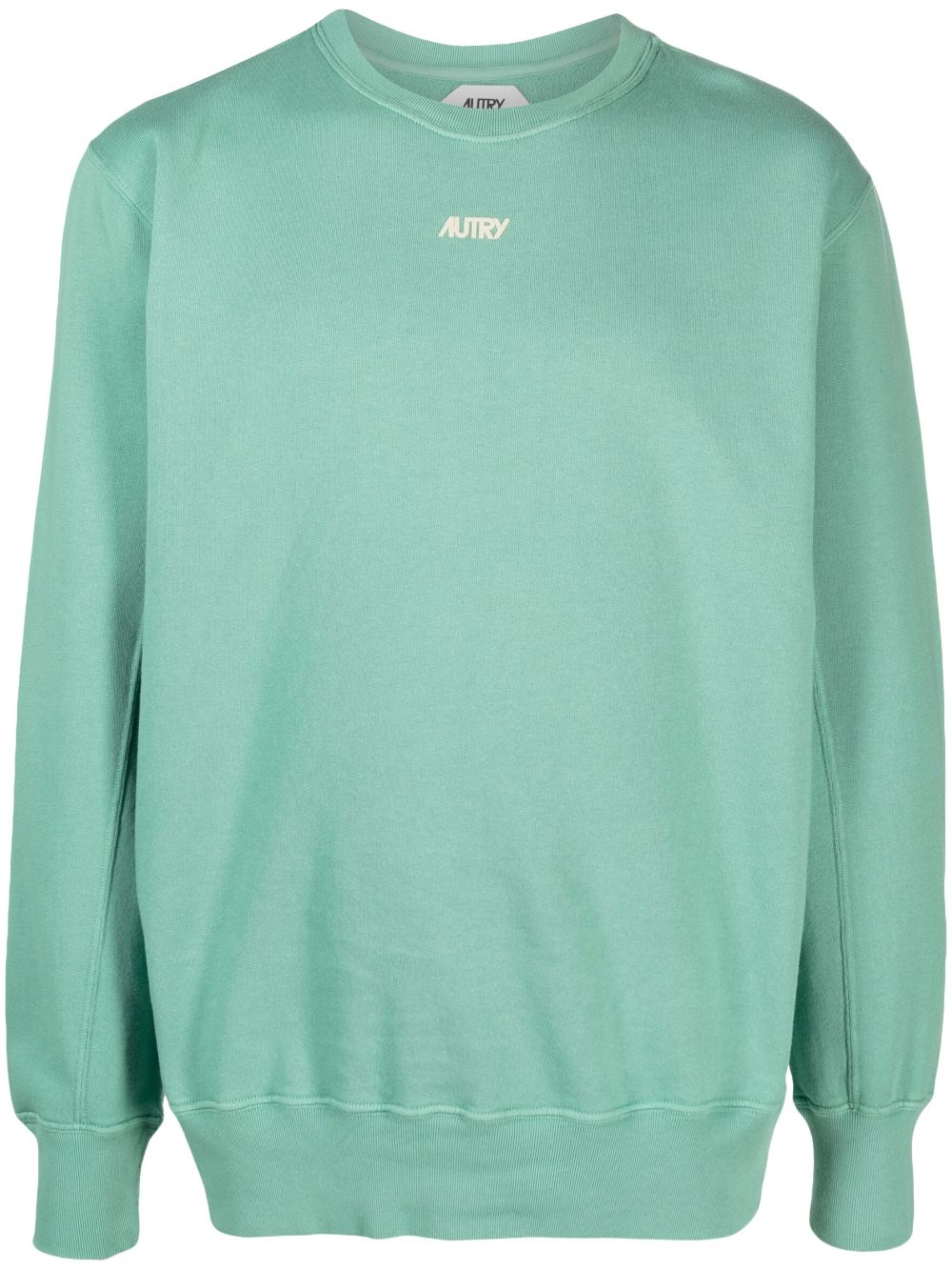 Autry Sweatshirt mit beflocktem Logo - Grün von Autry