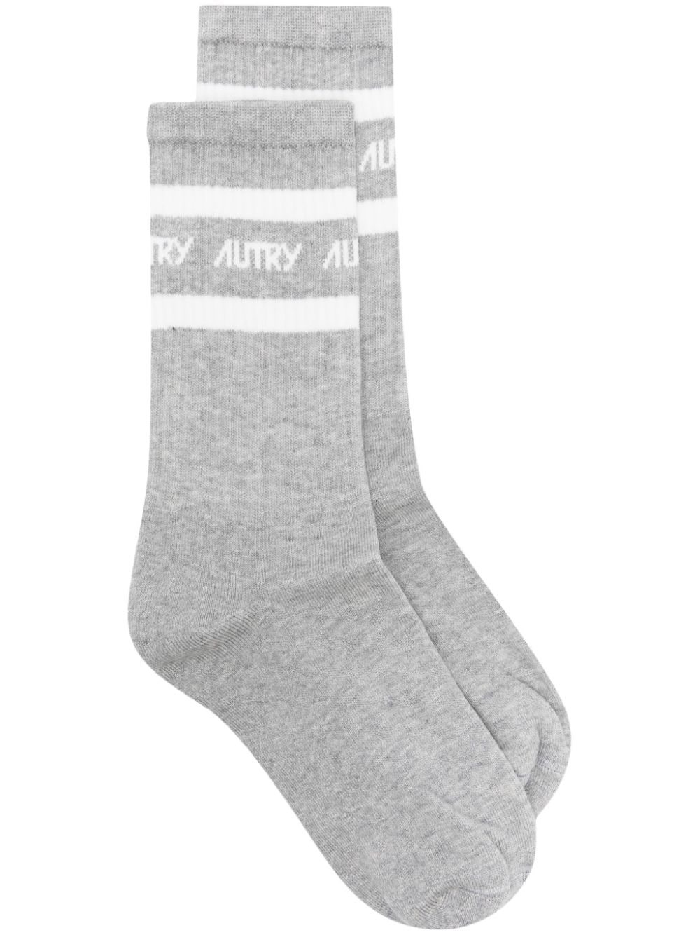 Autry Socken mit Logo-Intarsie - Grau von Autry