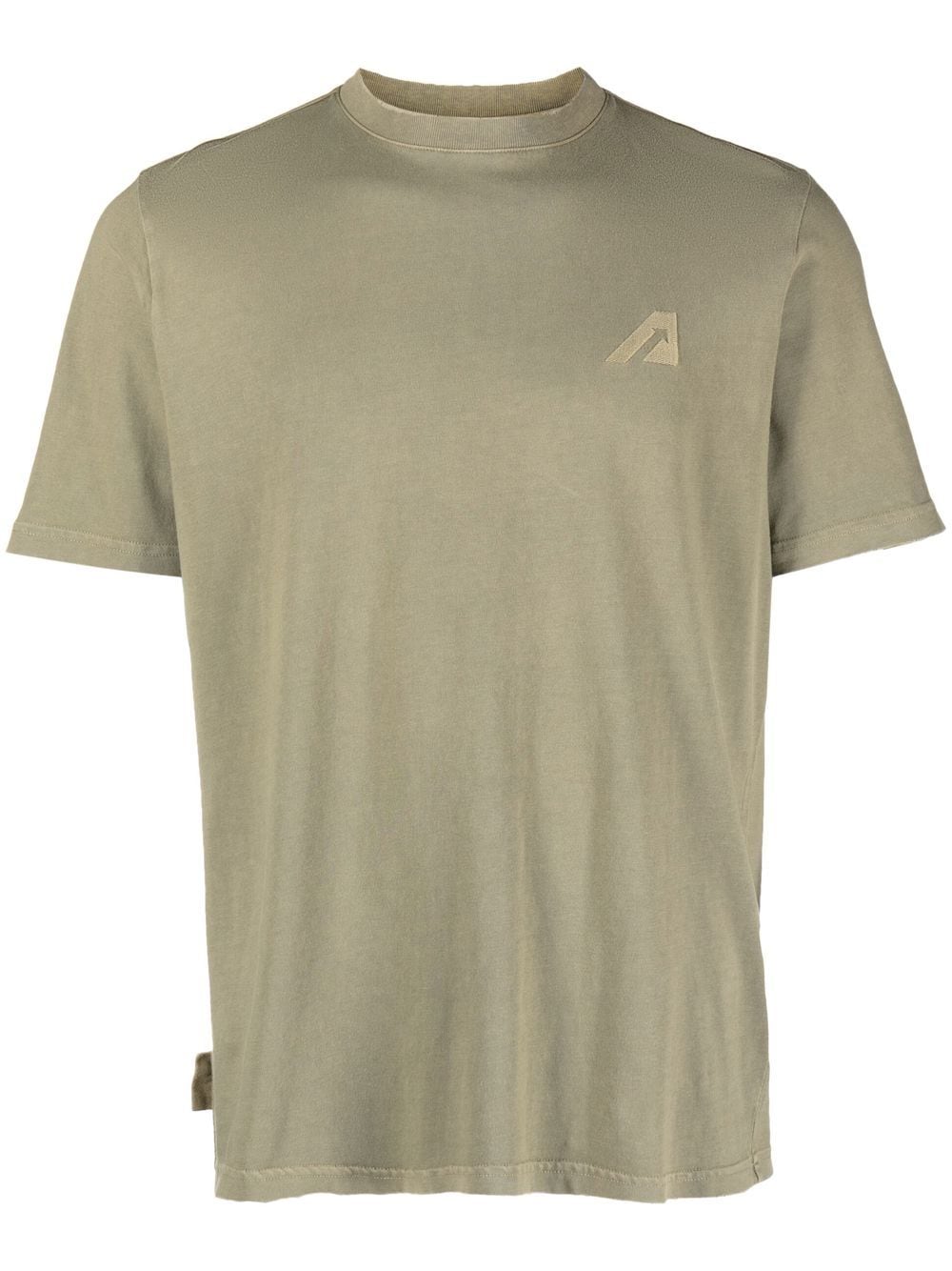 Autry Super T-Shirt mit Logo-Stickerei - Grün von Autry