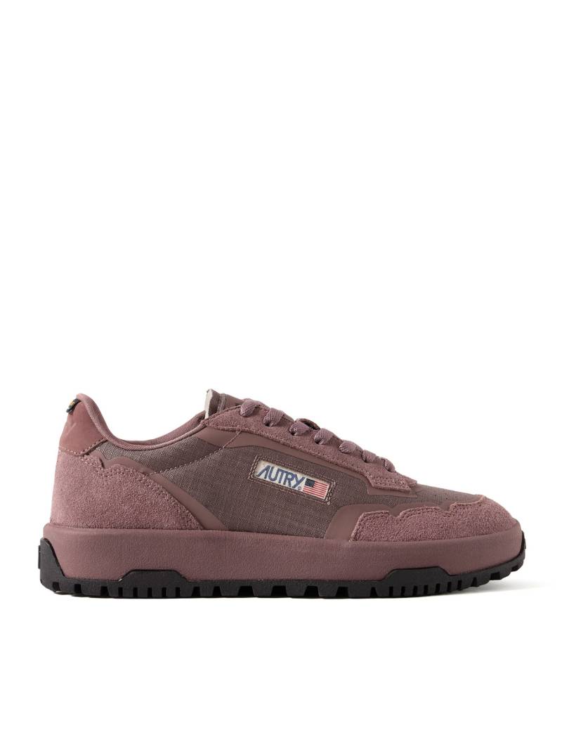 Autry - Wildpace Nubuck and Rubber-Trimmed Suede and CORDURA®-Ripstop Sneakers - Men - Purple - EU 41 von Autry