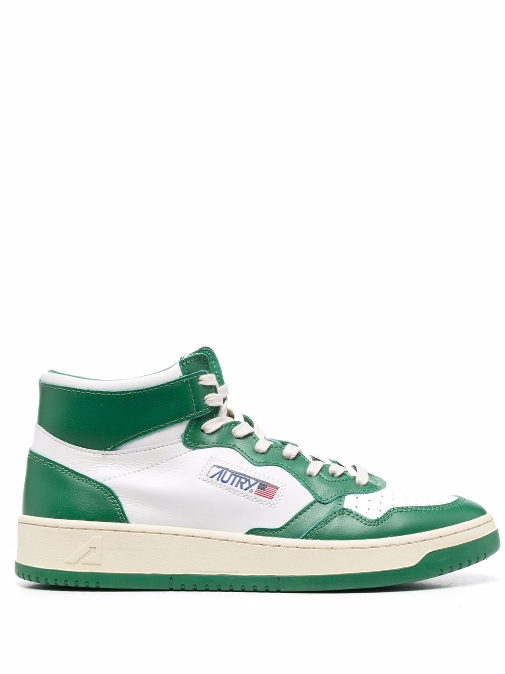 Autry High-Top-Sneakers in Colour-Block-Optik - Weiß von Autry