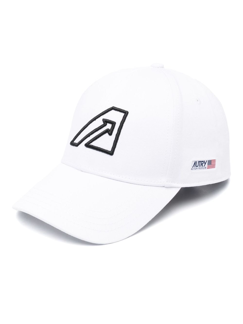 Autry Baseballkappe mit Logo-Stickerei - Weiß von Autry