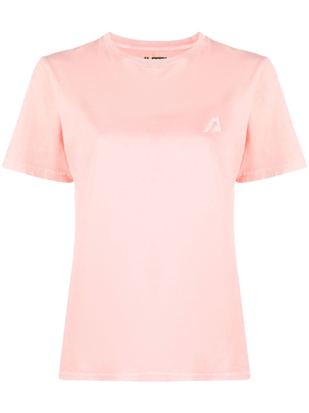 Autry T-Shirt mit Logo-Stickerei - Rosa von Autry