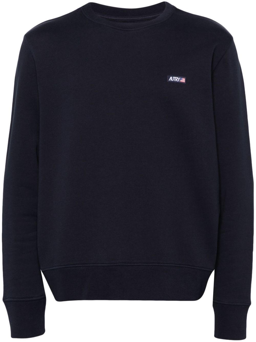 Autry Sweatshirt mit Logo-Patch - Blau von Autry