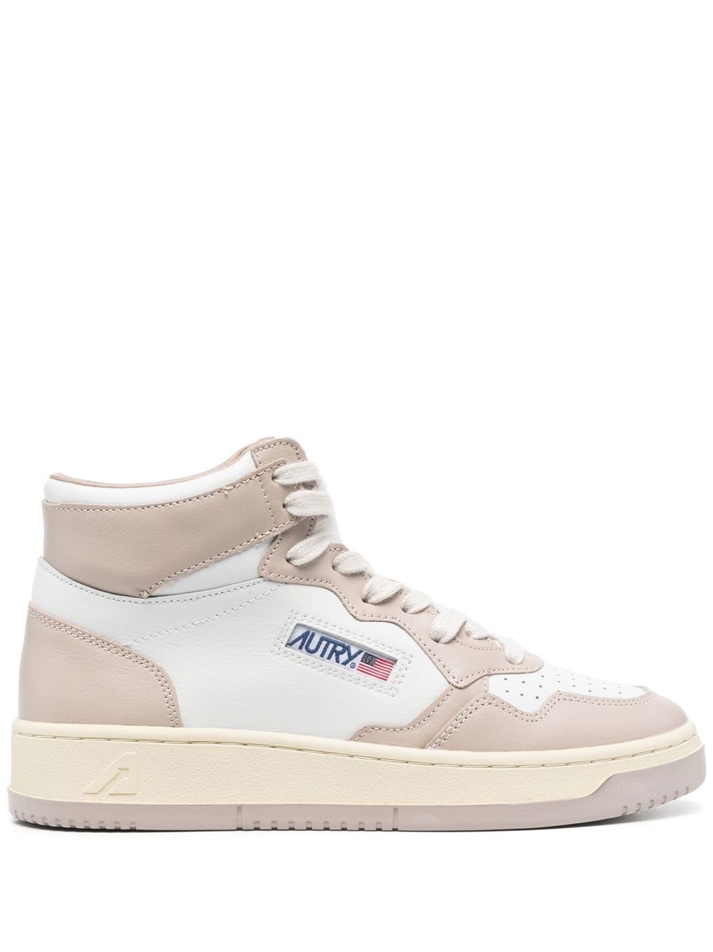 Autry High-Top-Sneakers mit Logo-Patch - Weiß von Autry