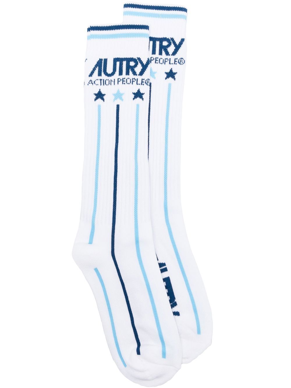 Autry Socken mit Logo-Print - Weiß von Autry