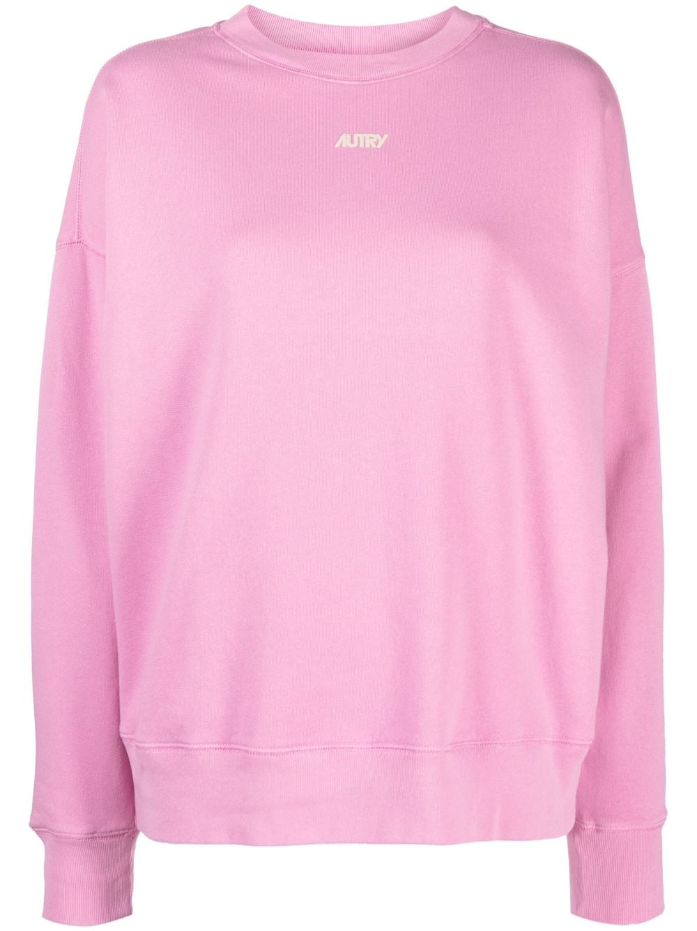 Autry Sweatshirt mit Logo-Print - Rosa von Autry