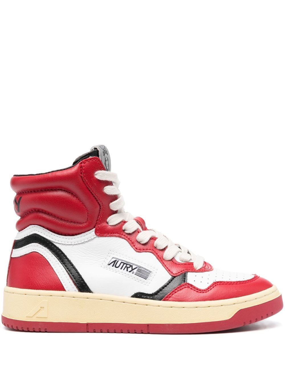 Autry High-Top-Sneakers mit Logo - Rot von Autry