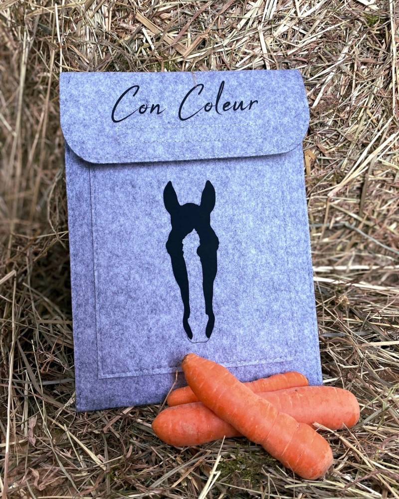 Individuelle Equidenpasshülle Mit Pferde Outline| Equidenpasshülle| Pferd| Personalisiertes Portrait| Geschenkidee| Pferdemädchen von AutschLine