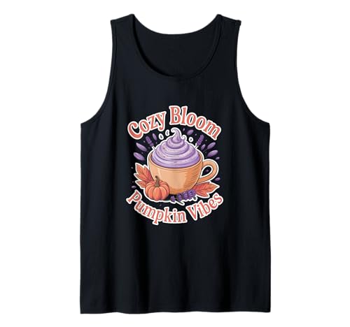 Lavendel Kürbis Latte Frauen Herbst Spiced Floral Cozy Sip Tank Top Lavendel Kürbis Latte Frauen Herbst Spiced Floral Cozy Sip Tank Top von Autumn Coffee Lovers Harvest Bliss Vibes Tees