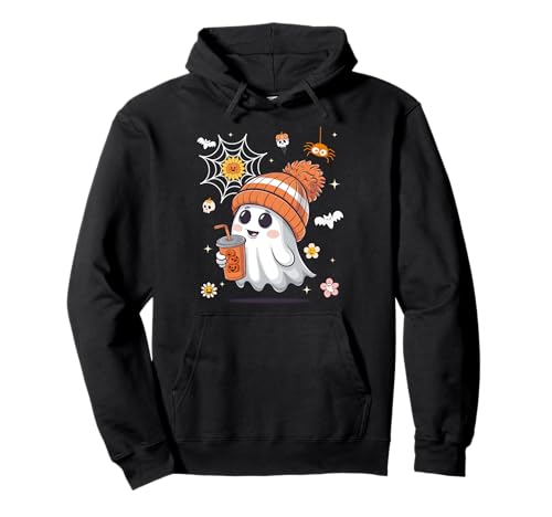 Men Women Kids Cute Ghost Drinking Coffee Spooky Halloween Pullover Hoodie Men Women Kids Cute Ghost Drinking Coffee Spooky Halloween Pullover Hoodie von Autumn Costume Ghost Drinking Coffee Love Retro