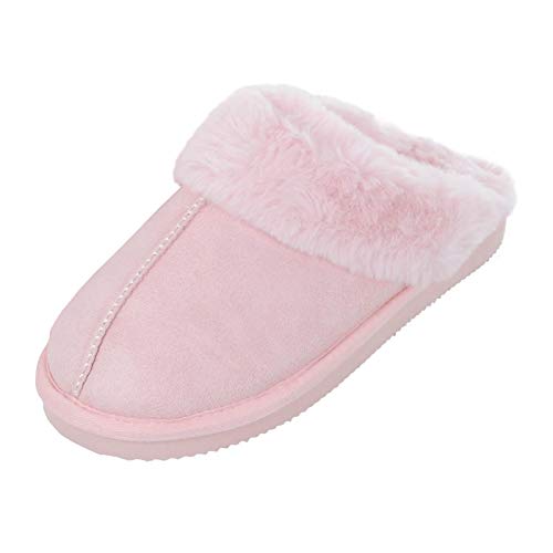 Autumn Faith Damen Pantolette Hausschuh, Babyrosa, 38 EU von Autumn Faith