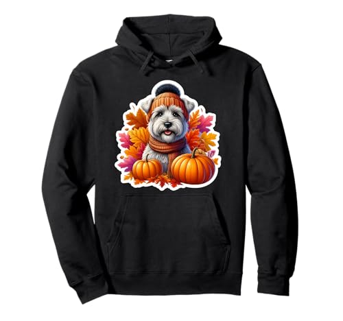 Herbst Herbst Cesky Terrier Hundebesitzer Thanksgiving Mama Papa Pullover Hoodie von Autumn Fall Cesky Terrier Dog Owner Products