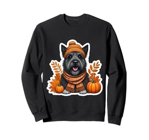 Herbst Herbst Cesky Terrier Hundebesitzer Thanksgiving Mama Papa Sweatshirt von Autumn Fall Cesky Terrier Dog Owner Products