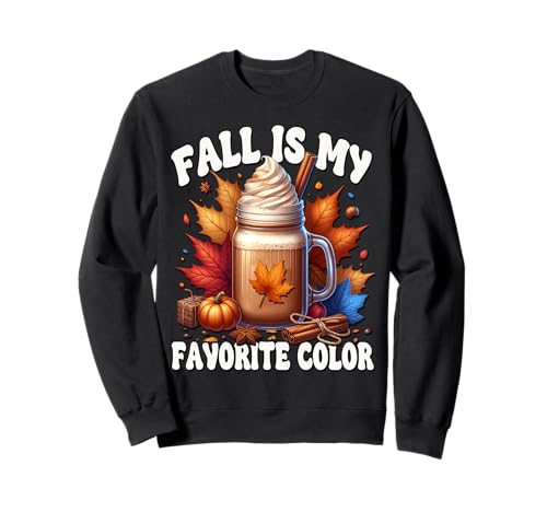 Pumpkin Spice Hot Cocoa Mug Women Fall is My Favorite Color Sweatshirt von Autumn Fall Coffee Pumpkin Spice Gifts For Women