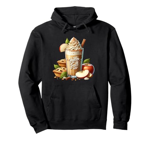 Pumpkin Spice Latte and Apple Pie Decor for Women Hello Fall Pullover Hoodie von Autumn Fall Coffee Pumpkin Spice Gifts For Women