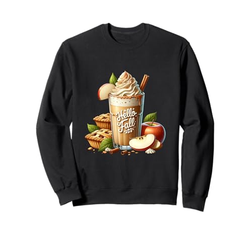 Pumpkin Spice Latte and Apple Pie Decor for Women Hello Fall Sweatshirt von Autumn Fall Coffee Pumpkin Spice Gifts For Women