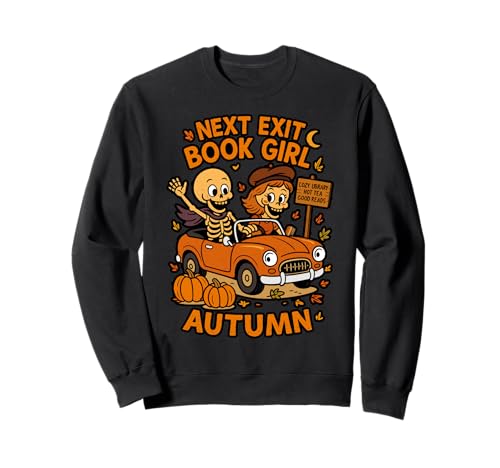 Buch Mädchen Herbst Herbst Saison Leser Bücherwurm Sweatshirt von Autumn Fall Cozy Season Book Lover Girl Woman