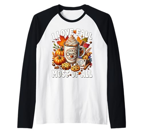 Autumn Coffee Mug Graphic for Women I Love Fall Most of All Raglan Autumn Coffee Mug Graphic for Women I Love Fall Most of All Raglan von Autumn Fall Gifts For Women And Fall Drinking Mugs