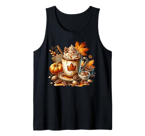 Cute Fall Drinking Mugs for Autumn Women Maple Pecan Coffee Tank Top Cute Fall Drinking Mugs for Autumn Women Maple Pecan Coffee Tank Top von Autumn Fall Gifts For Women And Fall Drinking Mugs