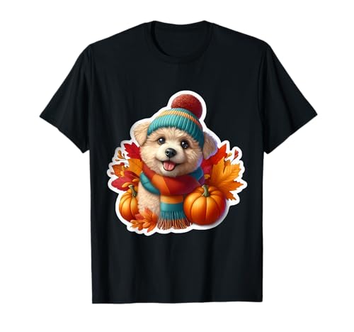 Herbst Herbst PUMI Hundebesitzer Thanksgiving Mama Papa Kürbis gemütlich T-Shirt Herbst Herbst PUMI Hundebesitzer Thanksgiving Mama Papa Kürbis gemütlich T-Shirt von Autumn Fall Pumi Dog Owner Products