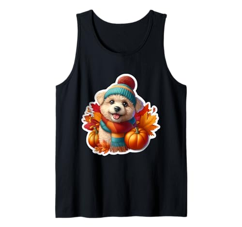 Herbst Herbst PUMI Hundebesitzer Thanksgiving Mama Papa Kürbis gemütlich Tank Top Herbst Herbst PUMI Hundebesitzer Thanksgiving Mama Papa Kürbis gemütlich Tank Top von Autumn Fall Pumi Dog Owner Products