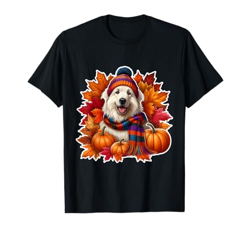 Herbst Herbst Pyrenäen Schäferhund Hundebesitzer Thanksgiving Mama Papa T-Shirt Herbst Herbst Pyrenäen Schäferhund Hundebesitzer Thanksgiving Mama Papa T-Shirt von Autumn Fall Pyrenean Shepherd Dog Owner Products
