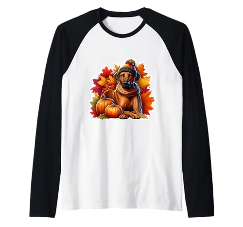 Herbst Herbst Rhodesian Ridgeback Hundebesitzer Liebhaber Vintage Mama Raglan von Autumn Fall Rhodesian Ridgeback Dog Owner Products
