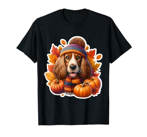 Herbst Sussex Spaniel Hundebesitzer Thanksgiving Mama Papa T-Shirt Herbst Sussex Spaniel Hundebesitzer Thanksgiving Mama Papa T-Shirt von Autumn Fall Sussex Spaniel Dog Owner Products