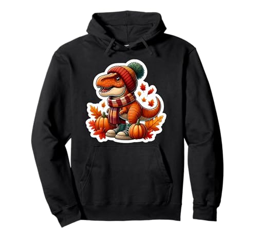Herbst Herbst T-Rex Liebhaber Thanksgiving Tyrannosaurus Dino Kinder Pullover Hoodie Herbst Herbst T-Rex Liebhaber Thanksgiving Tyrannosaurus Dino Kinder Pullover Hoodie von Autumn Fall T-rex Products