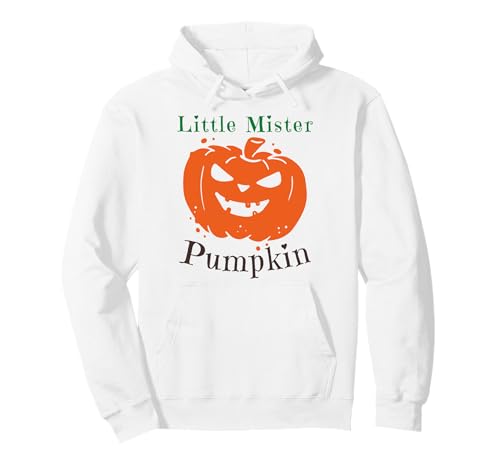 Little Mister Kürbis Halloween Jungen Kürbisse Kleinkind Junge Pullover Hoodie von Autumn Harvest Family Funny Halloween Toddler Son