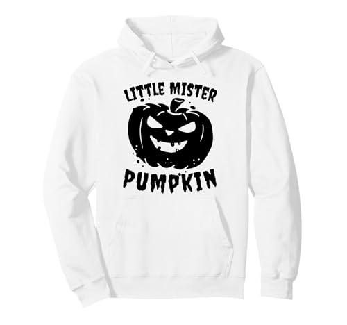 Little Mister Kürbis Halloween Jungen Kürbisse Kleinkind Junge Pullover Hoodie von Autumn Harvest Family Funny Halloween Toddler Son