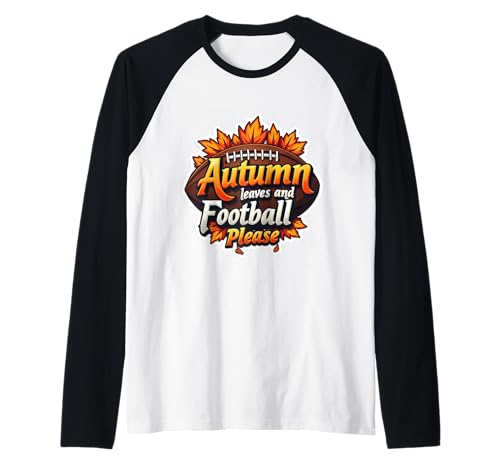 Herbstlaub und Fußball Bitte Fanliebhaber, Ball für Jungen und Herren Raglan Herbstlaub und Fußball Bitte Fanliebhaber, Ball für Jungen und Herren Raglan von Autumn Leaves And Football Please Fans Products