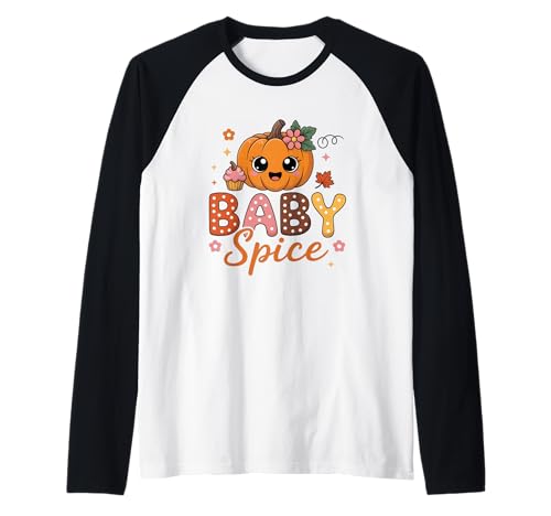 Baby Spice Bezaubernde Kürbis-Herbststimmung Raglan von Autumn Pumpkin Spice Cute Seasonal Fun