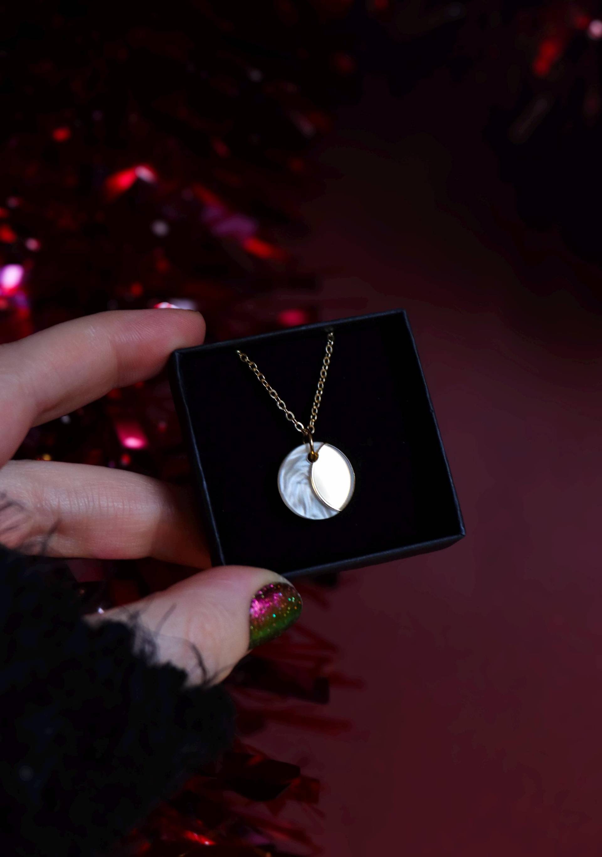 Mini Mondsichel Anhänger von AutumnAureliaUK