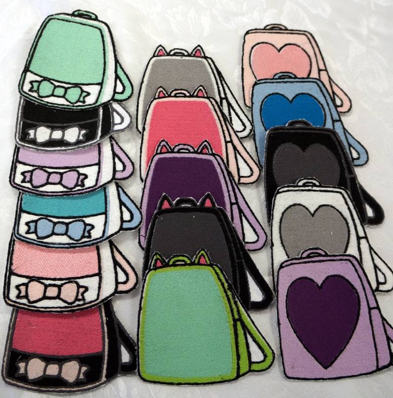 Itabag Bügelbild - Verschiedene Farben Und Stile | Katzenohr, Schleife Herz Verfügbar Itabag Bügelbild - Verschiedene Farben Und Stile | Katzenohr, Schleife Herz Verfügbar von AutumnColour