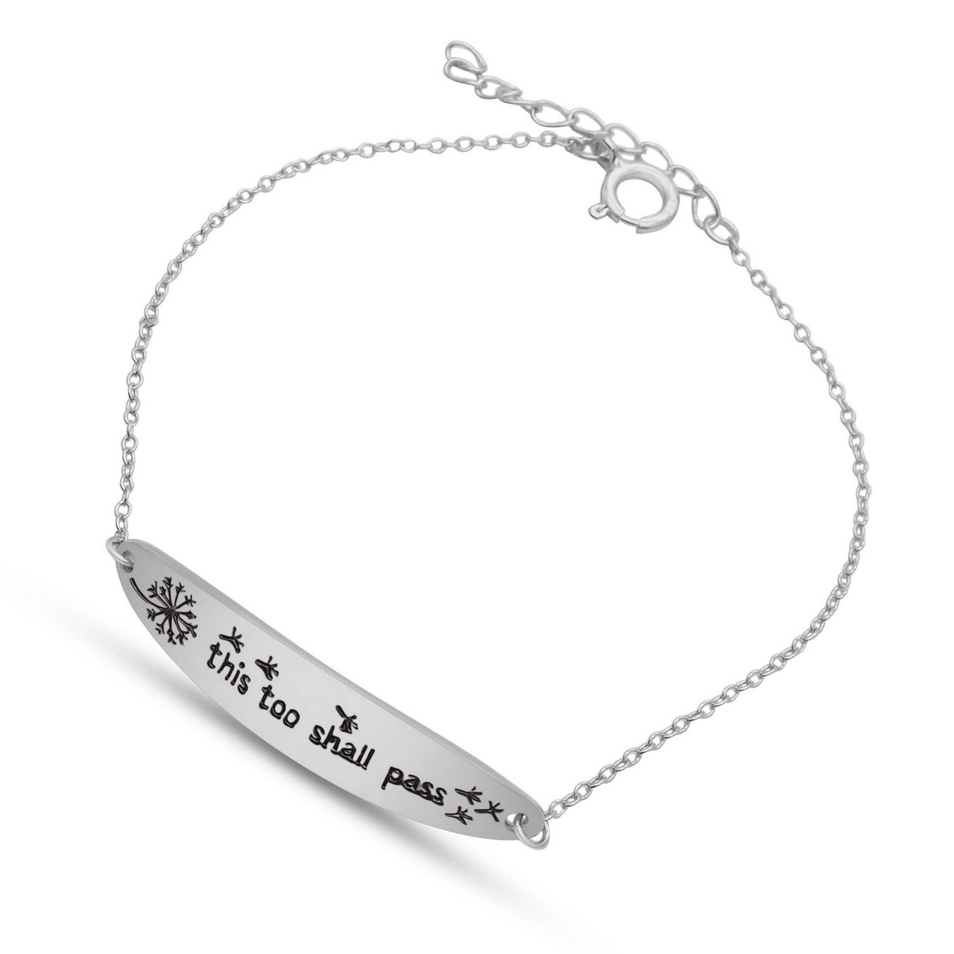 Diese Zu Soll Sterling Silber Zitat Armband | Schmuck Diese Zu Soll Sterling Silber Zitat Armband | Schmuck von AutumnLines