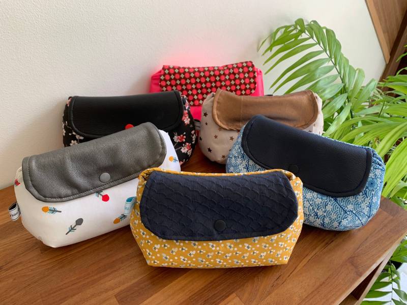 Schminkbeutel/Kulturbeutel Aus Baumwolle Schminkbeutel/Kulturbeutel Aus Baumwolle von Aux4ptitespommes