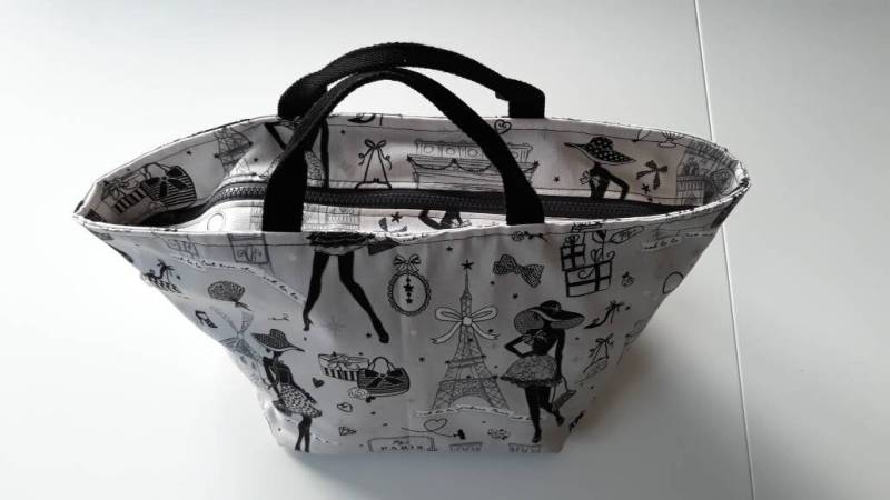 Shopper - Trapeztasche Aus Baumwolle Shopper - Trapeztasche Aus Baumwolle von Aux4ptitespommes