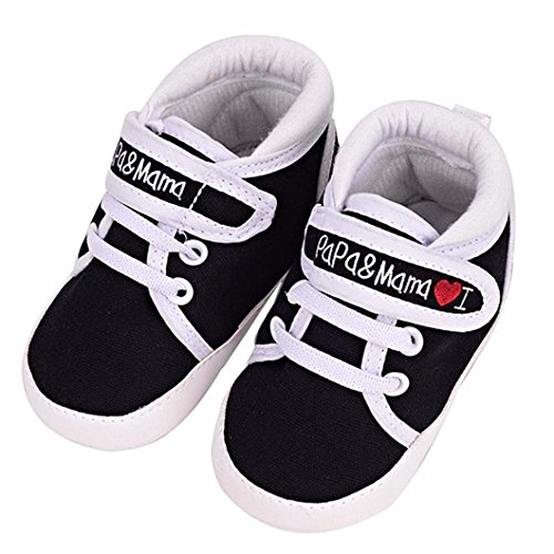 Auxma , Baby Jungen Krabbelschuhe & Puschen schwarz schwarz 12-18 Monat von Auxma