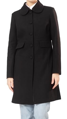 Ava Luke Damen-Wollmantel – Eleganter Frühlingsmantel aus Wolle, Leichter Übergangsmantel für Frauen 38 Schwarz von Ava Luke
